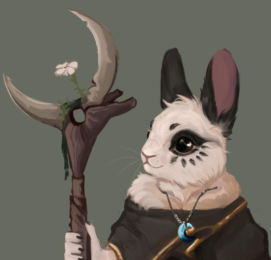 Rendered bust example